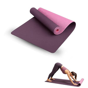 ALYV 6mm Non-Slip Yoga Mat-Purple