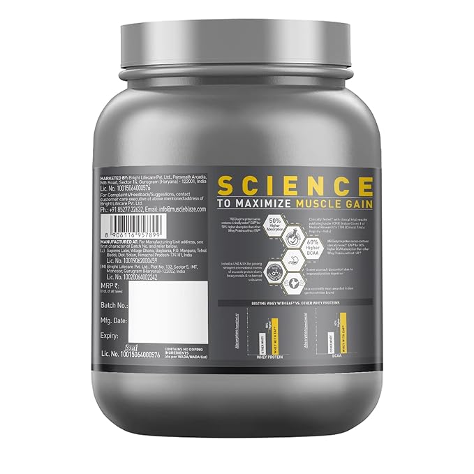 MB Biozyme Performance Whey-1Kg Kesar Thandai