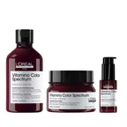 Loreal Professionnel Vitamino Color Spectrum Shampoo, Hair Mask & Glass Shine Serum combo
