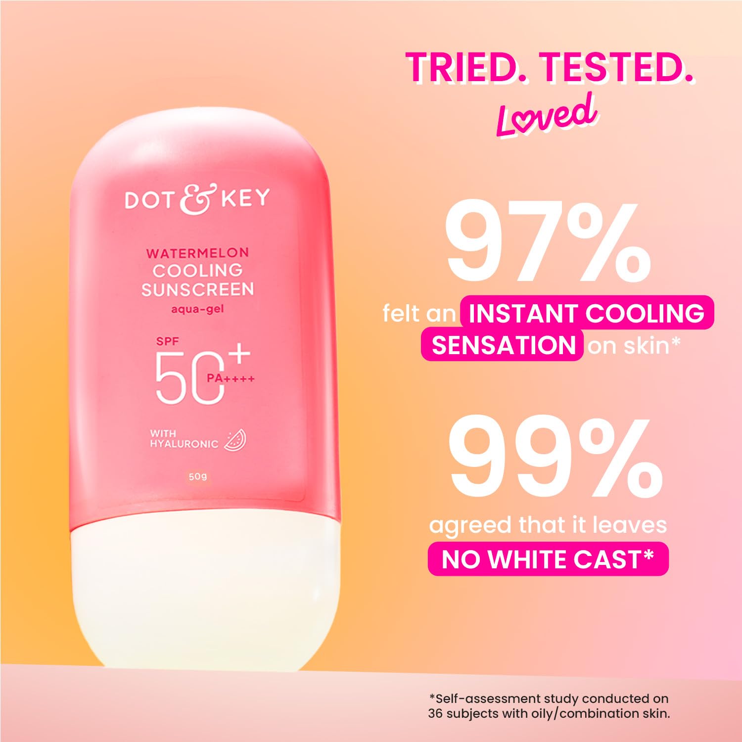 DOT & KEY WATERMELON COOLING SUNSCREEN SPF 50+ PA++++ 50g