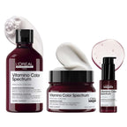 Loreal Professionnel Vitamino Color Spectrum Shampoo, Hair Mask & Glass Shine Serum combo