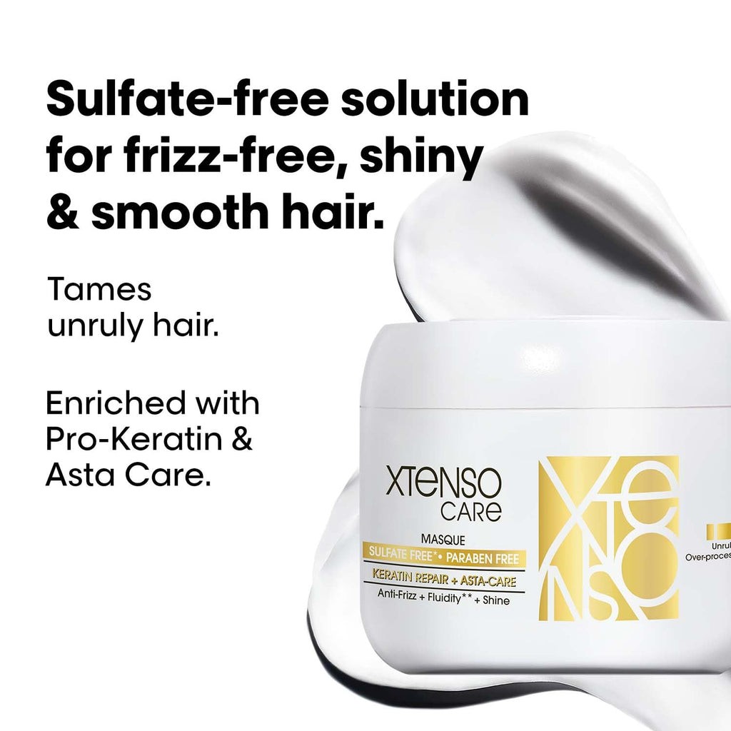 L'Oréal Professionnel Paris Xtenso Care Sulfate-Free Shampoo 250Ml + Hair Masque 200Ml Combo