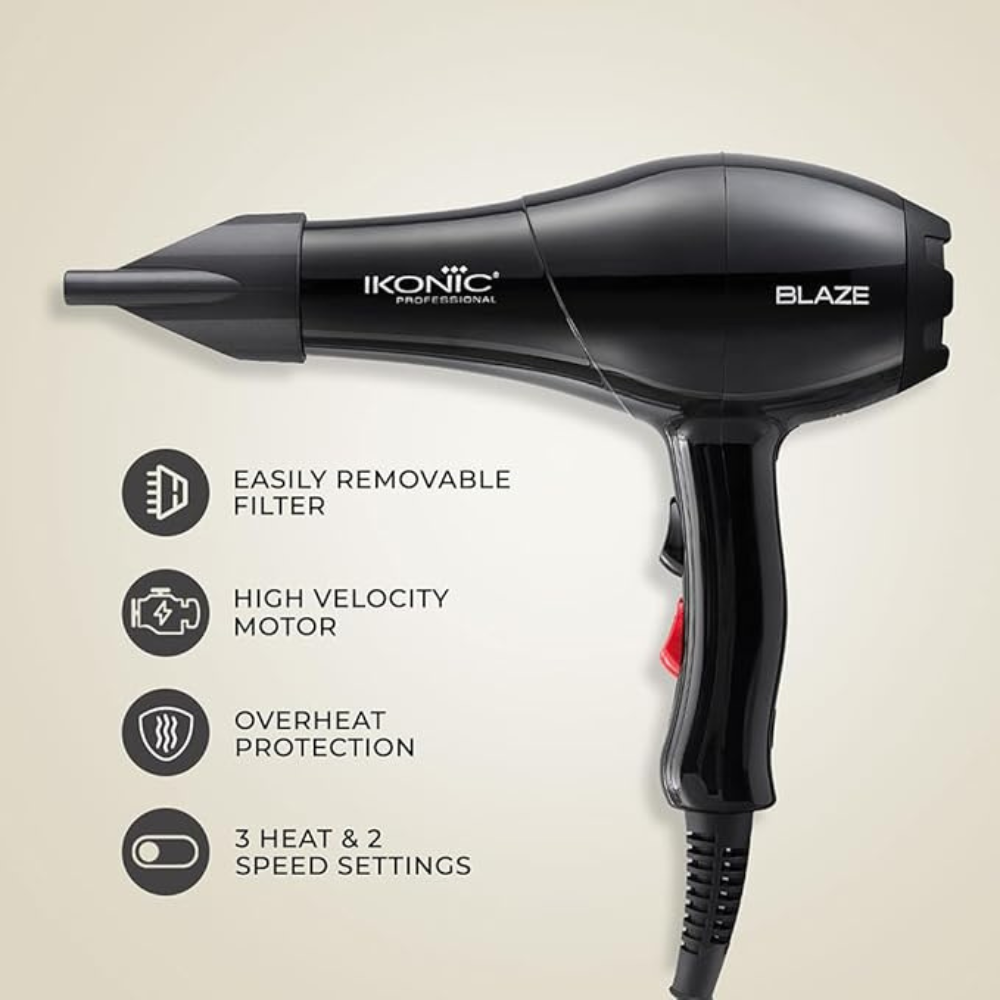 Ikonic Dryer Blaze Black