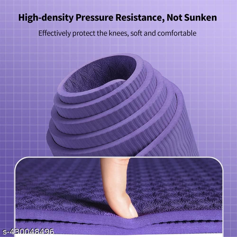ALYV 6mm Non-Slip Yoga Mat Blue