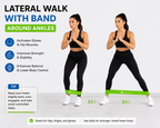 ALYV Resistance Bands Set of 5 for Workout, Yoga & Gym