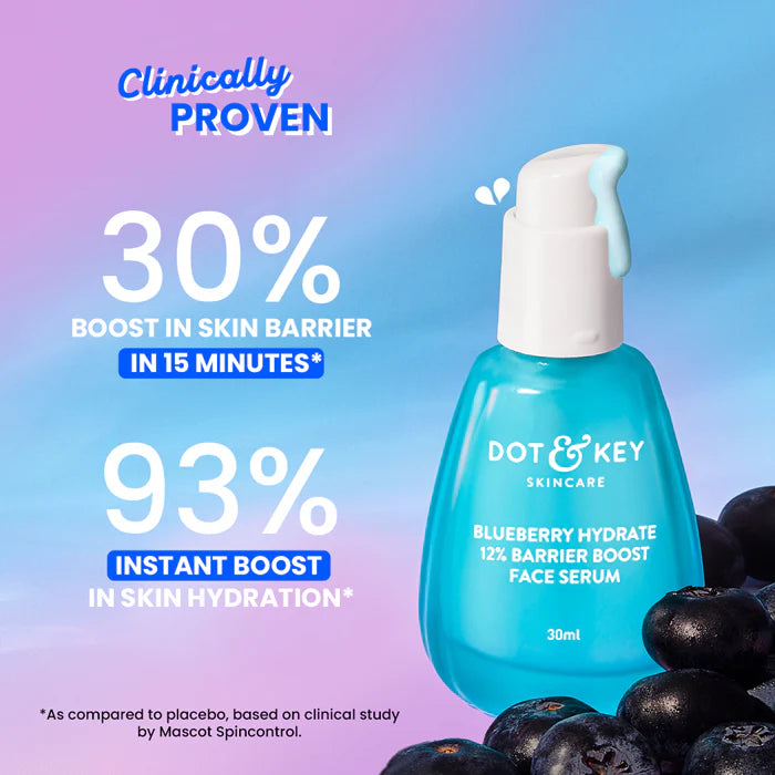 Dot & Key Blueberry Hydrate 12% Barrier Boost Face Serum 30ml