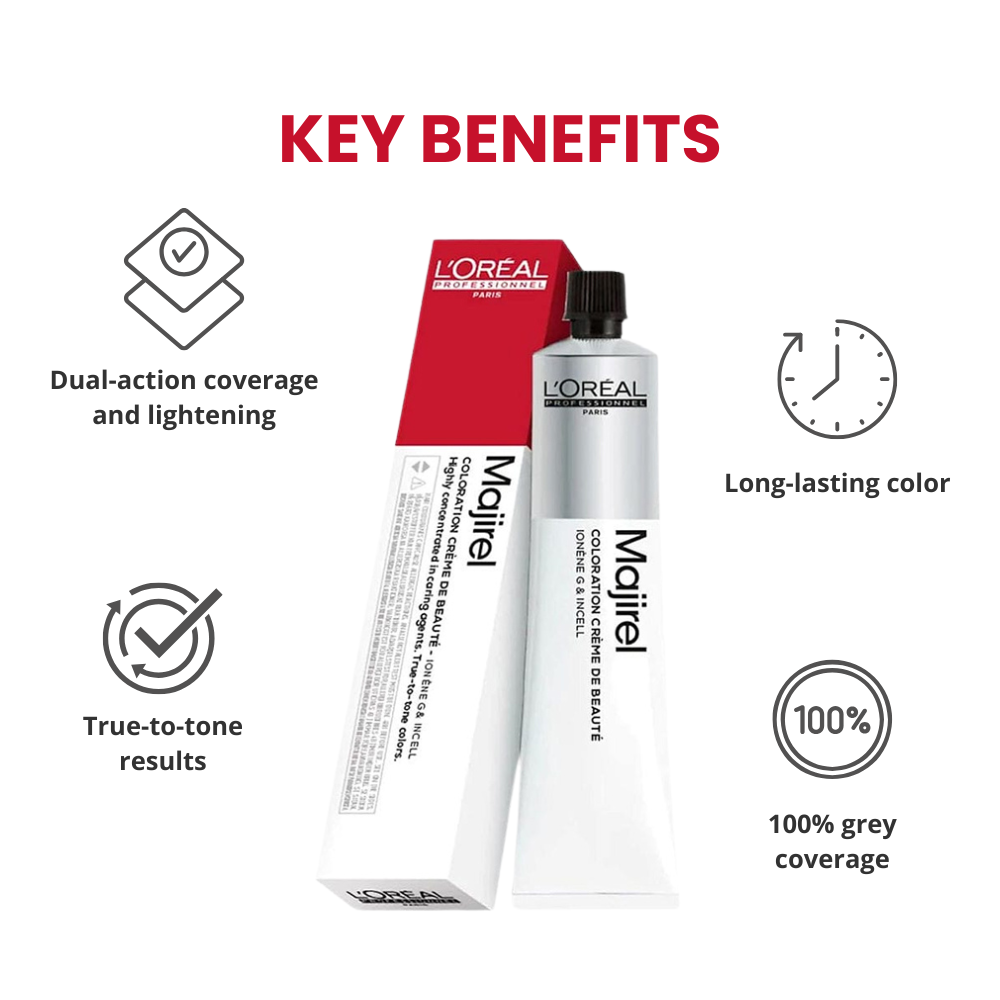 LOREAL MAJIREL HAIR COLOR 50GM ROUGE RED