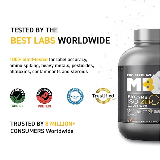 MB Biozyme Iso Zero low Carb-2Kg Low Carb Cookies & Cream
