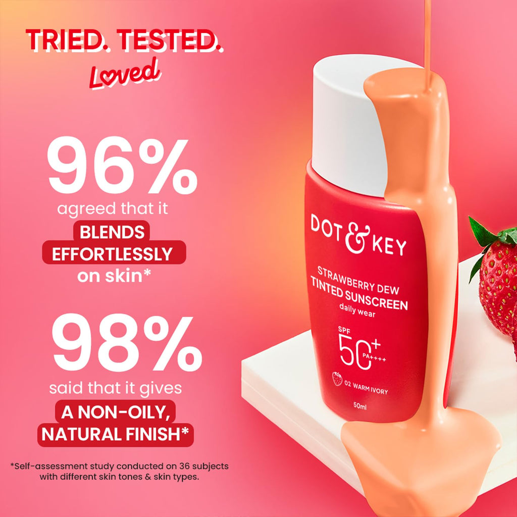 DOT & KEY STRAWBERRY DEW TINTED SUNSCREEN SPF 50+ PA++++ 50ml