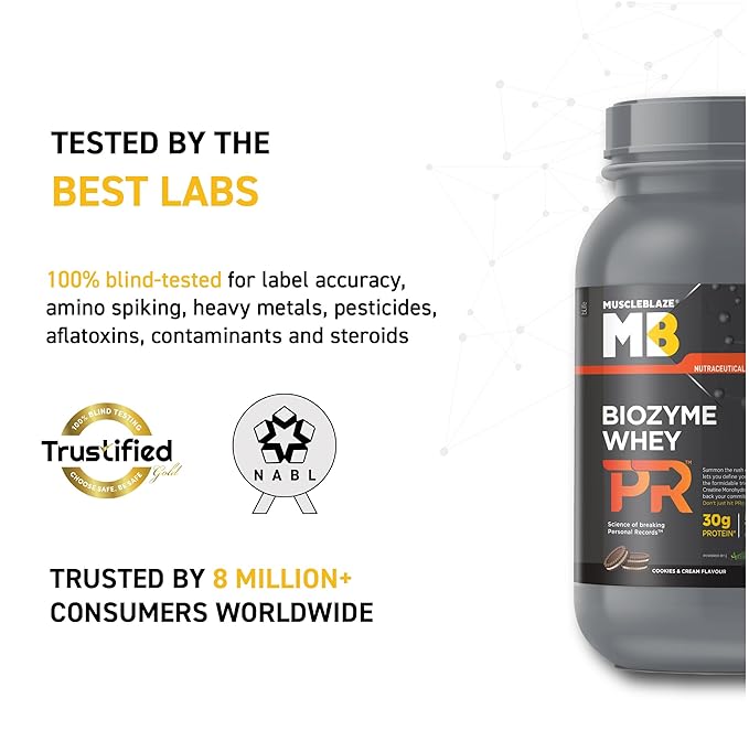 MB Biozyme Whey Pr 1Kg Cookies & Cream