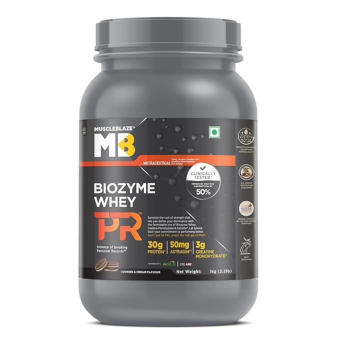 MB Biozyme Whey Pr 1Kg Cookies & Cream