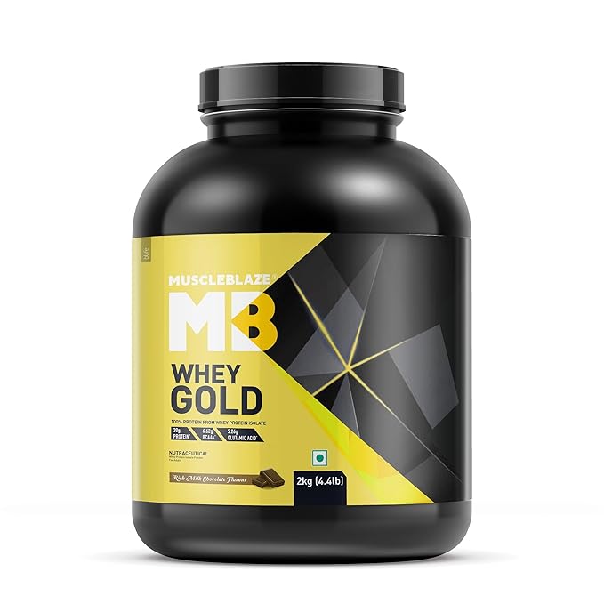 MB Whey Gold100% Whey Protein Isolate 2kg Rich Milk Chocolate