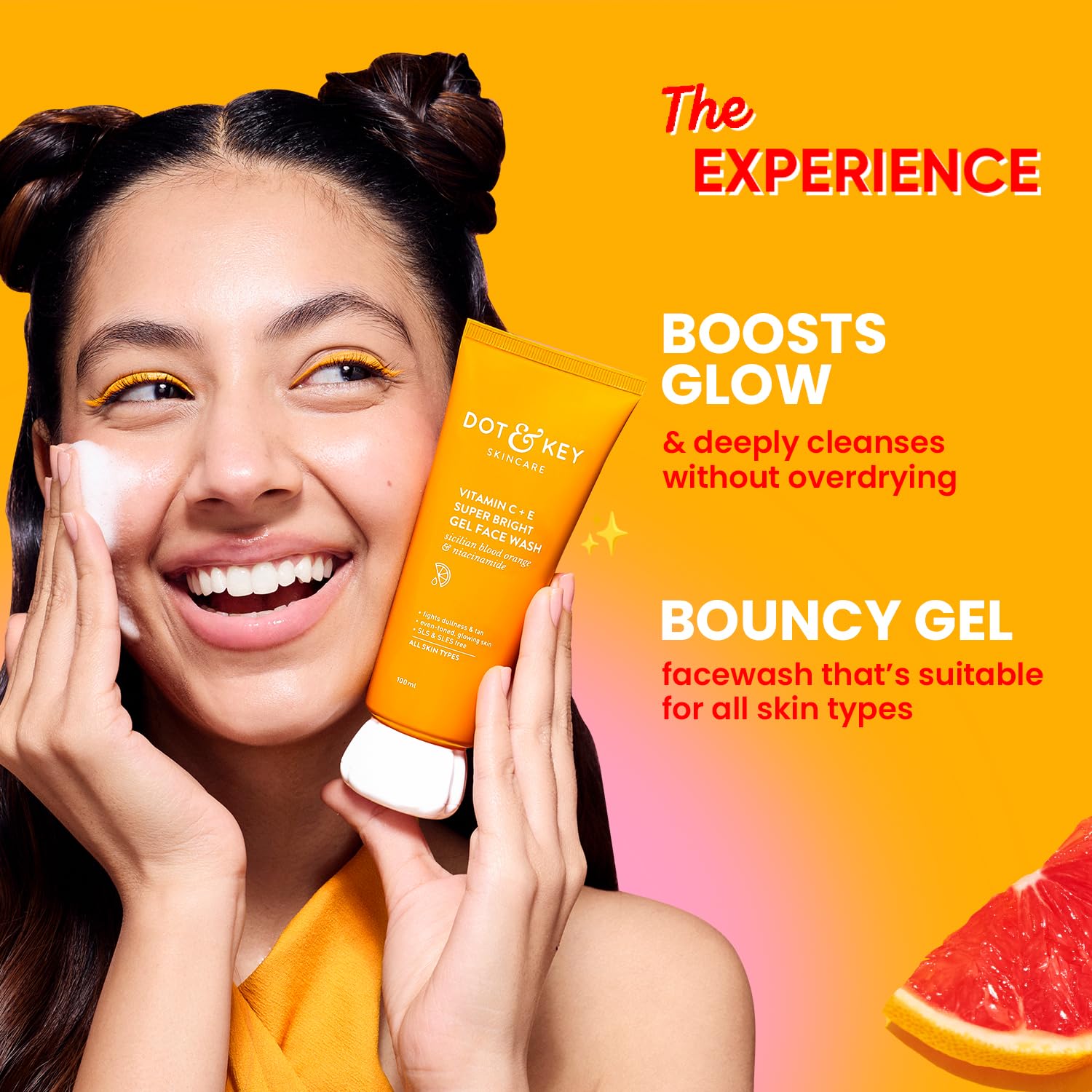 DOT & KEY Vitamin C + E Super Bright Gel Face Wash 175ml