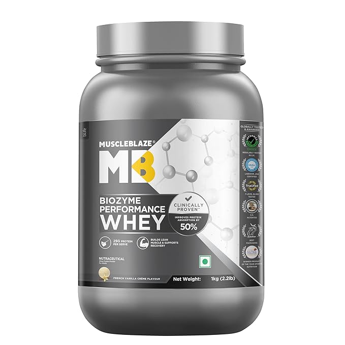 MB Biozyme Performance Whey-1Kg French Vanilla Creme