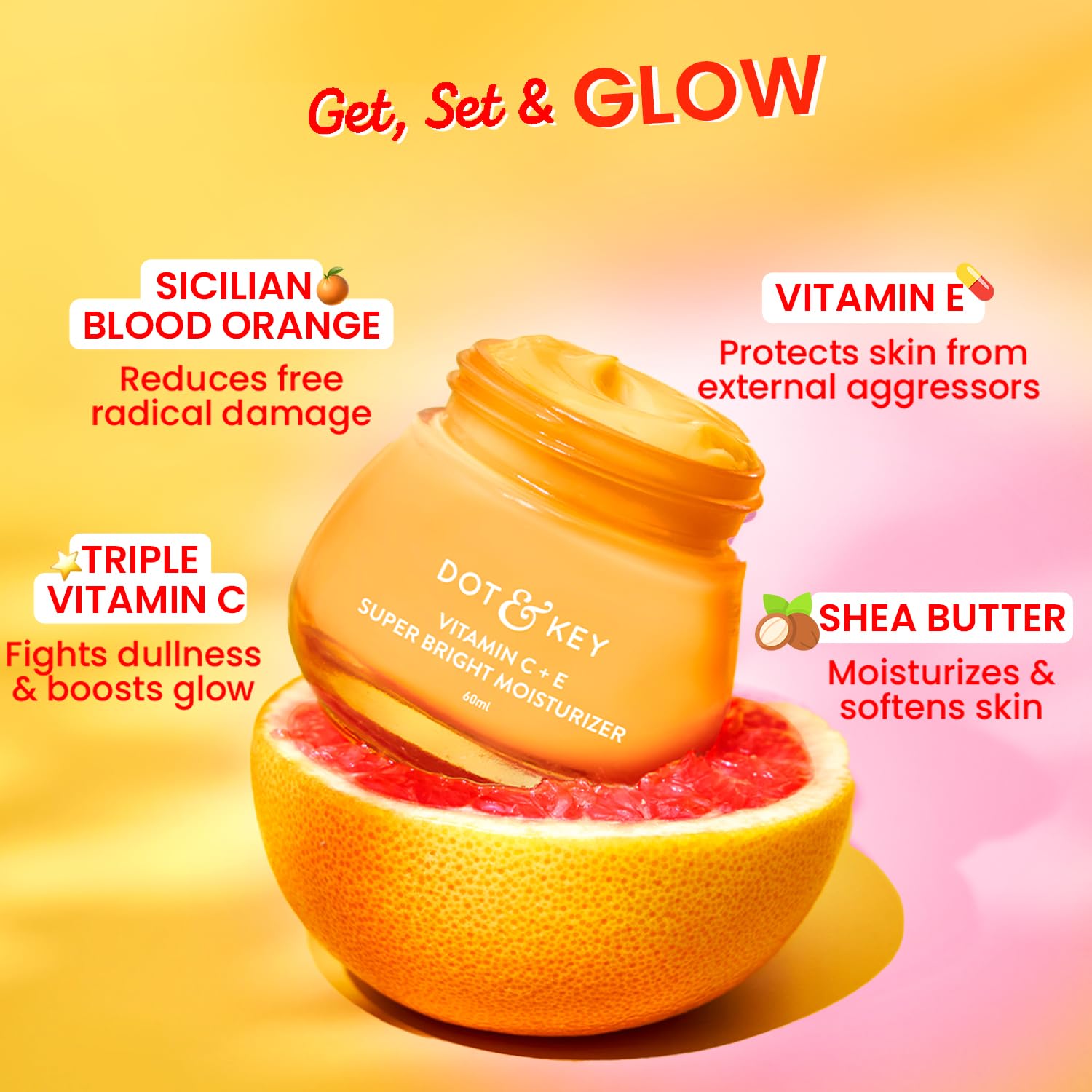 Dot & Key Vitamin C + E Sorbet Super Bright Moisturizer 60ml
