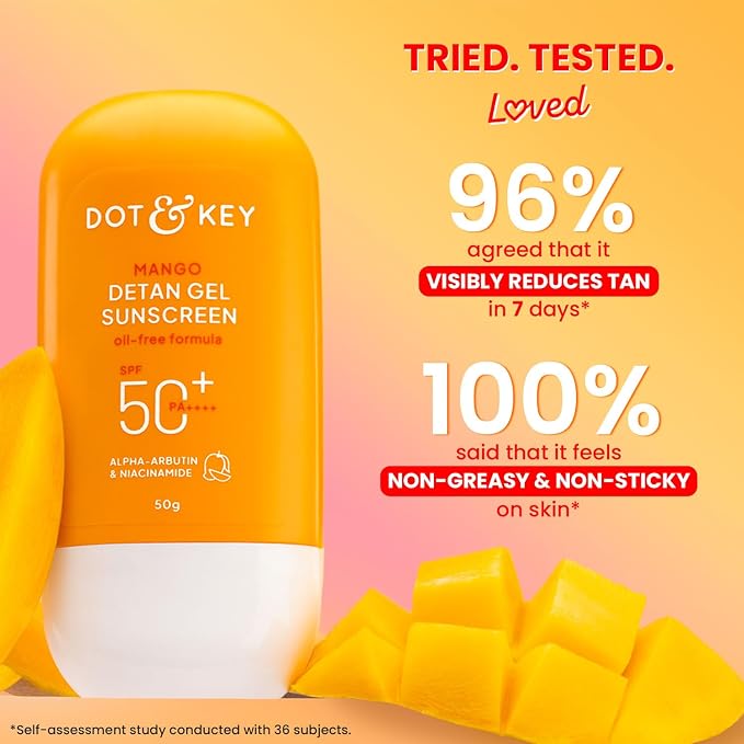 DOT & KEY MANGO DETAN GEL SUNSCREEN SPF 50+ PA++++ 5Og
