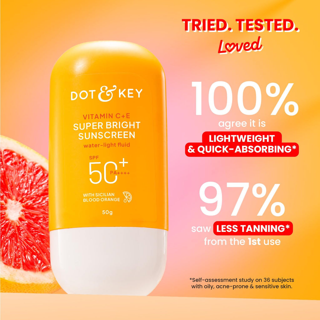 DOT & KEY VITAMIN C+E SUPER BRIGHT SUNSCREEN SPF 50+ PA++++ 80g