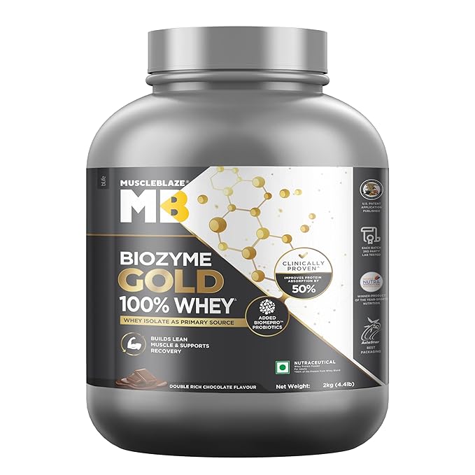MB Biozyme Gold Whey 2Kg Double Rich Chocolate
