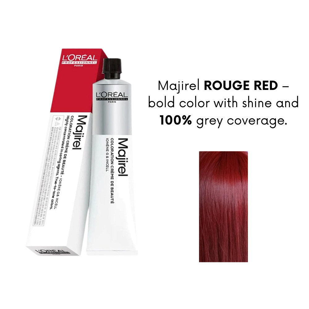 LOREAL MAJIREL HAIR COLOR 50GM ROUGE RED