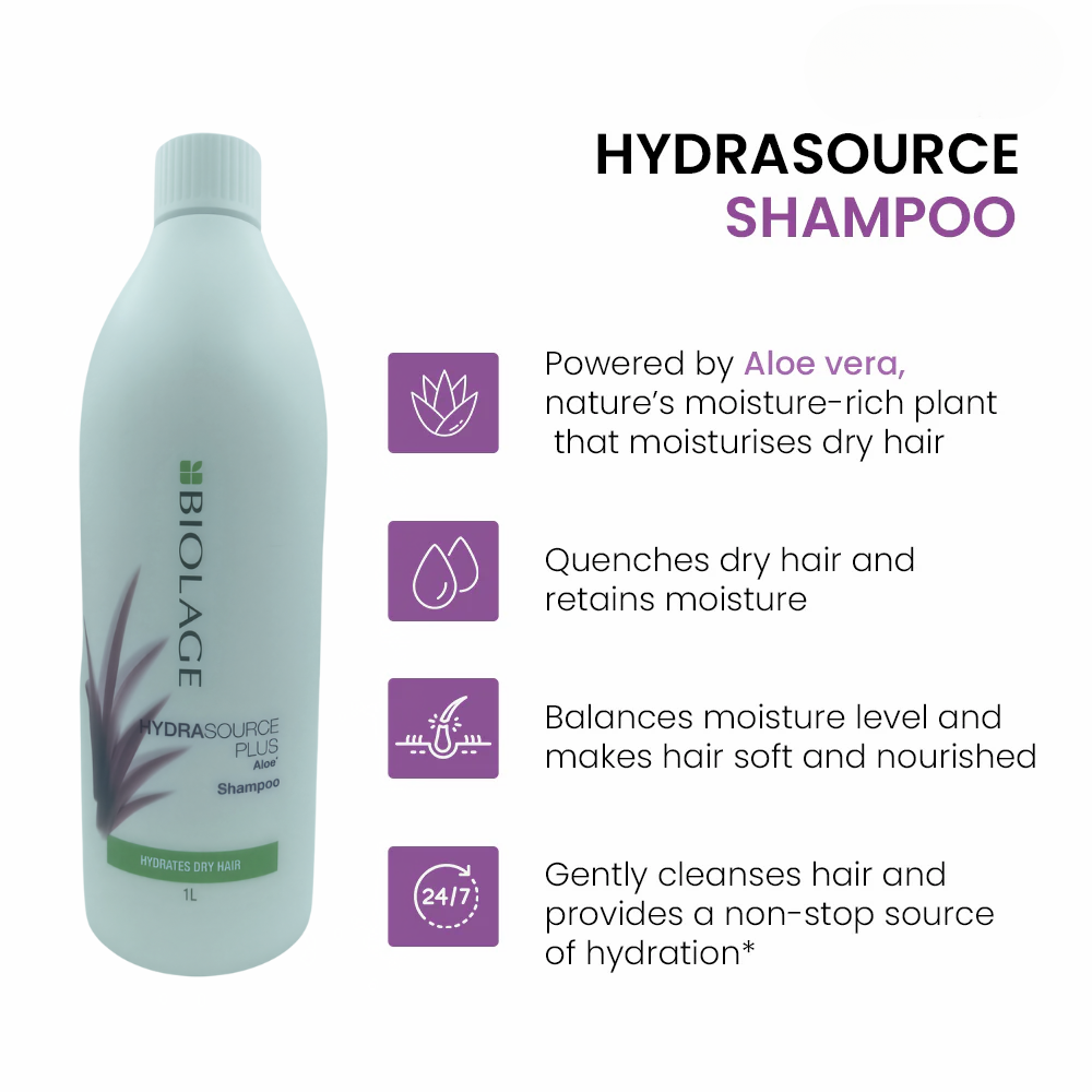 Matrix Biolage Hydrasource Hydrating Shampoo (1000Ml)-MRP-850