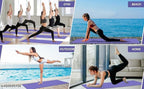 ALYV 6mm Non-Slip Yoga Mat Blue