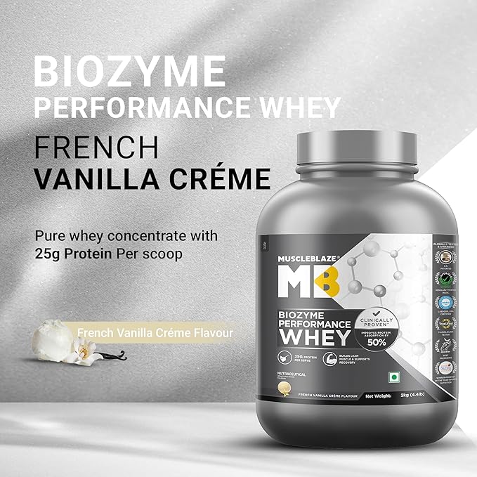 MB Biozyme Performance Whey-2Kg French Vanilla Creme