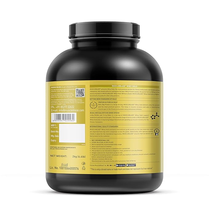MB Whey Gold100% Whey Protein Isolate-2kg Mocha Cappuccino