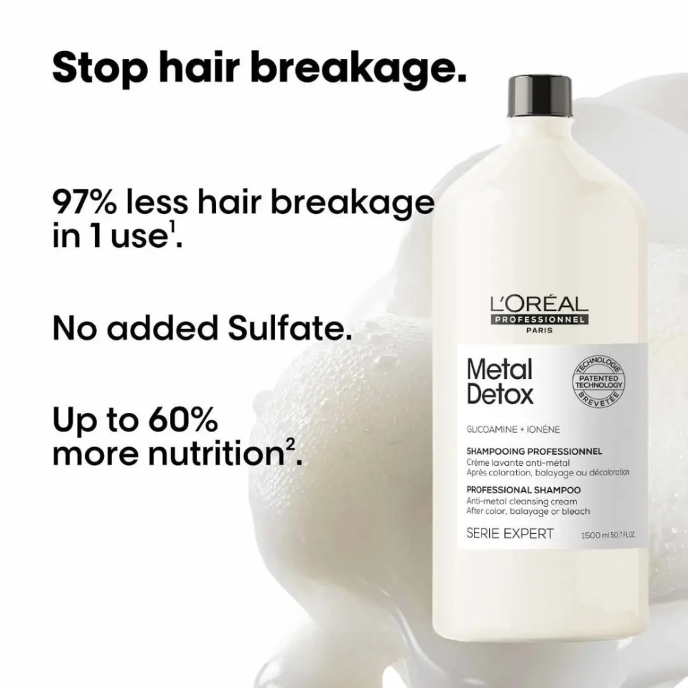 लोरियल सीरी एक्सपर्ट मेटल डीएक्स शैम्पू 1500 एमएल