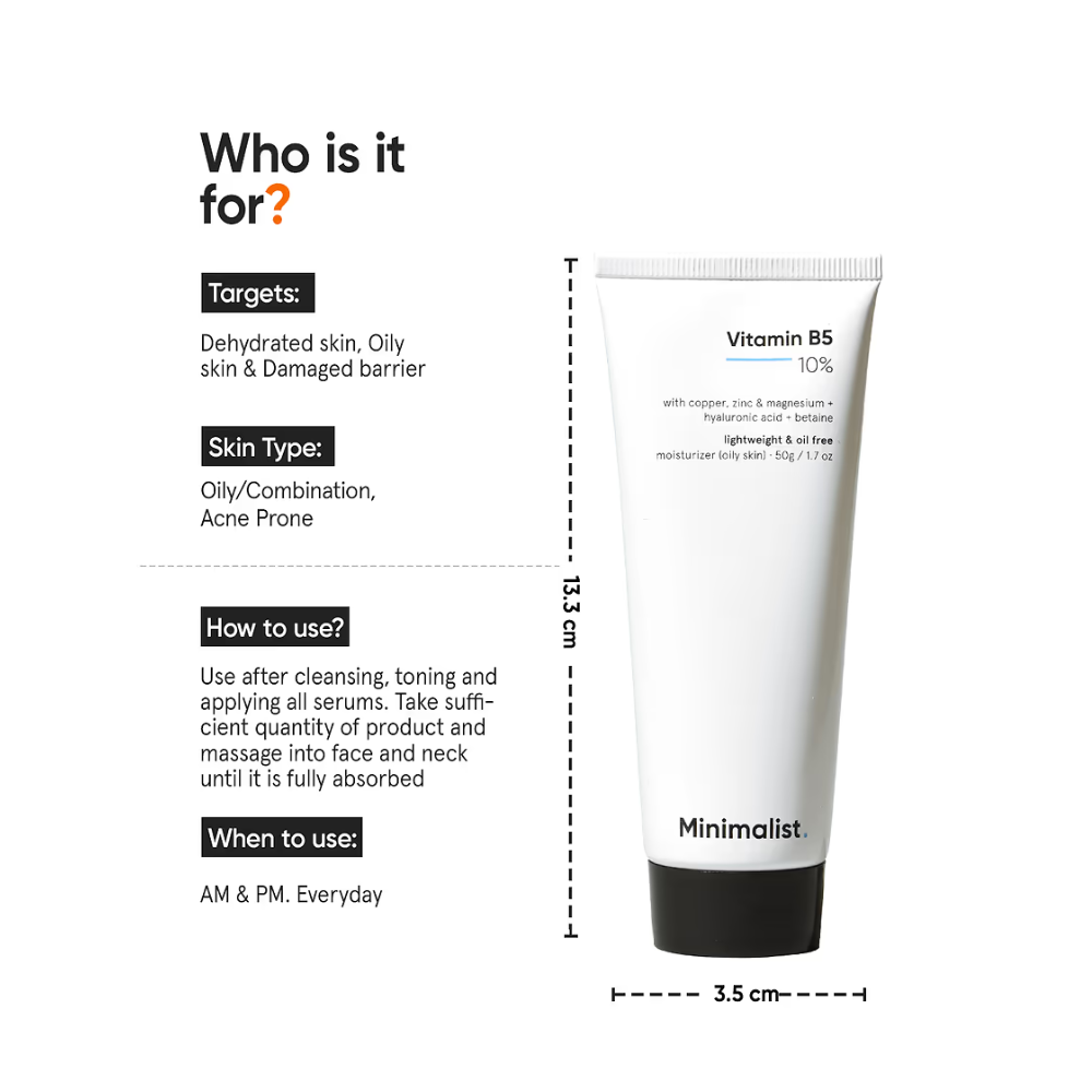 Minimalist Vitamin B5 10% Moisturizer 50g
