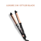 Ikonic Luxure 2 in 1 Styler Black