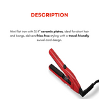 ಐಕಾನಿಕ್ ಮಿನಿ ಪ್ರೊ ಐರನ್ (ಕೆಂಪು)