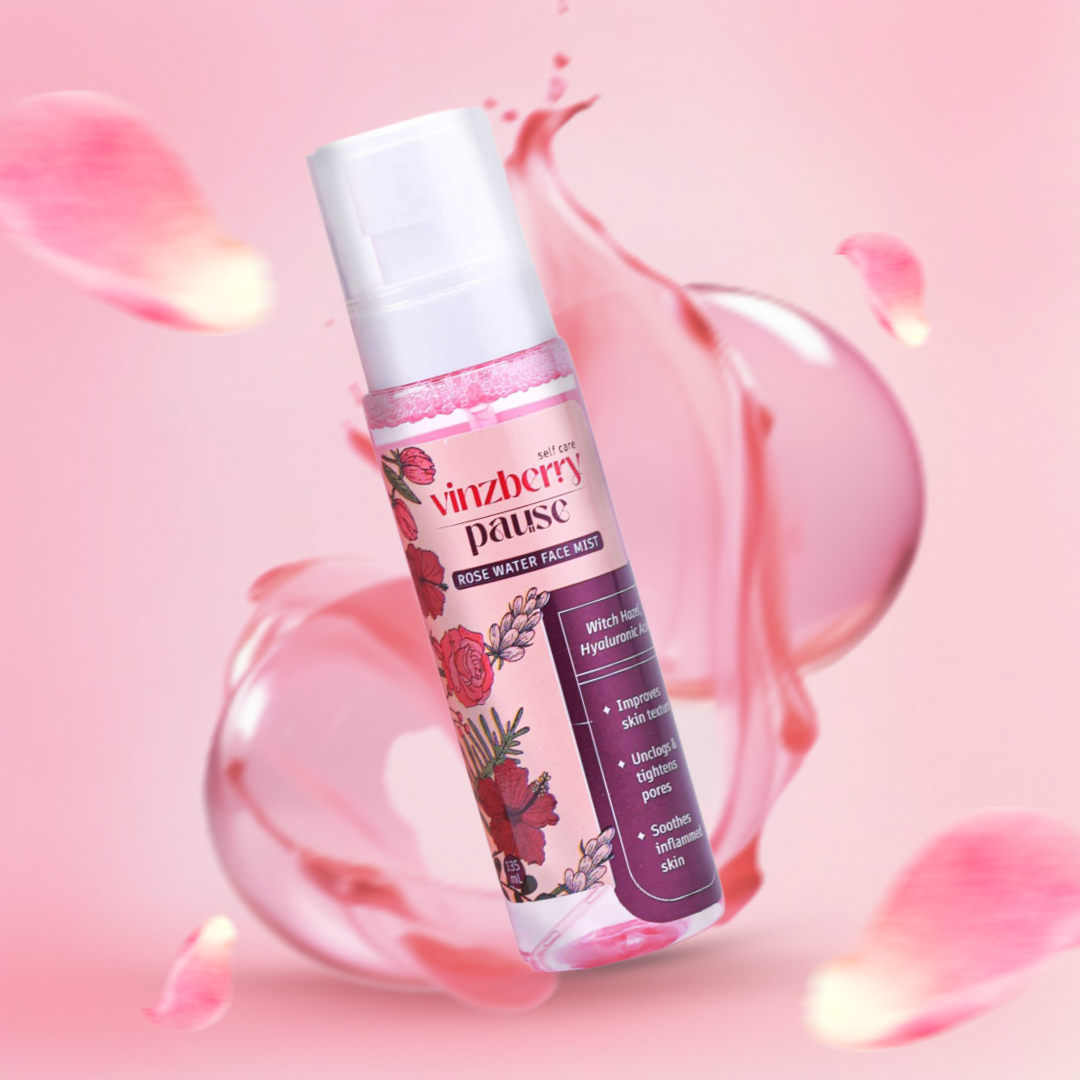 ವಿಂಜ್‌ಬೆರಿ ವಿರಾಮ ರೋಸ್ ವಾಟರ್ ಫೇಸ್ ಮಂಜು