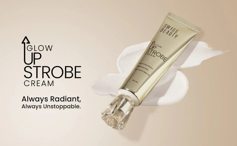 Swiss Beauty Glow Up Strobe Cream Shade- 2. Moonlit Glow 30ml