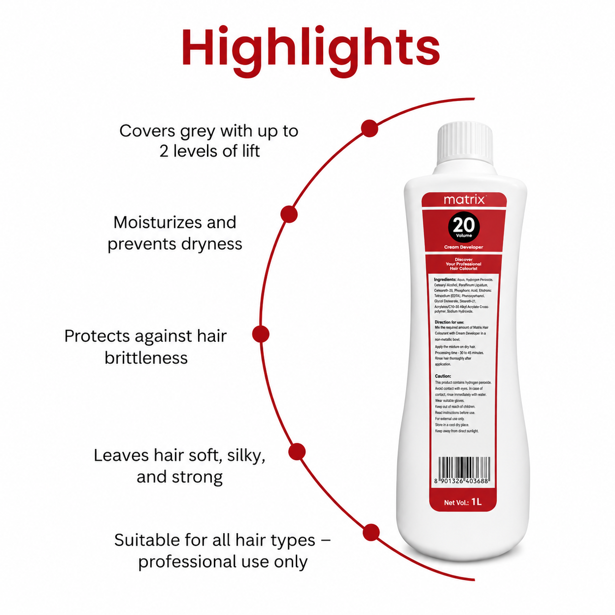 MATRIX OXYDANT 20VOL 1000ML