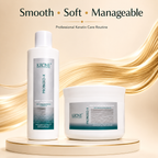 Krone Professional Proboto-X Keratin Cleanser 250ml And Nourishing masque 200ml Combo (Sulphate-Free)