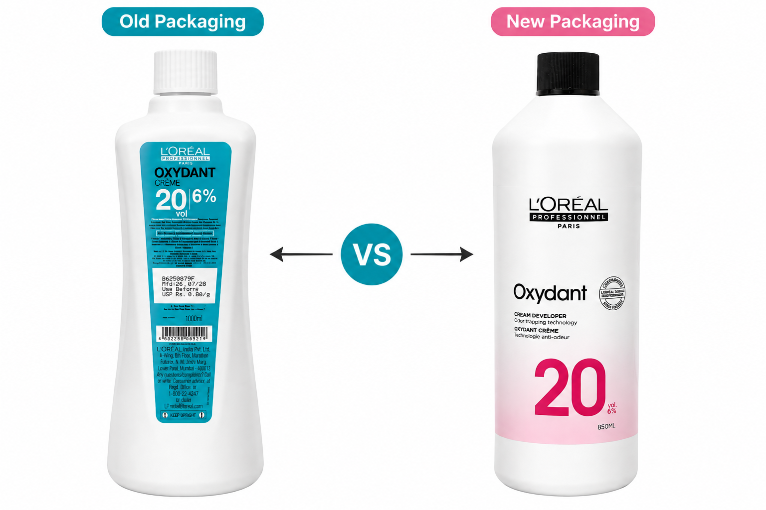 Loreal Oreor Developer 20 Vol 1000Ml