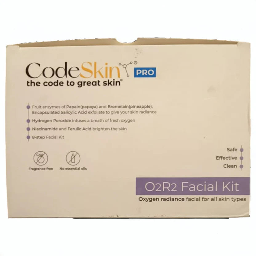 CodeSkin Pro O2R2 Facial Kit - All Skin Type