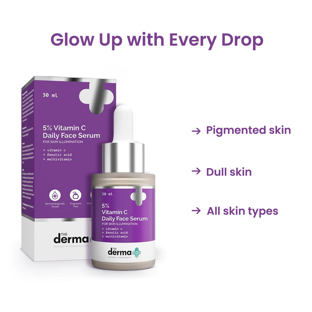 5% Vitamin C Daily face serum 30ml