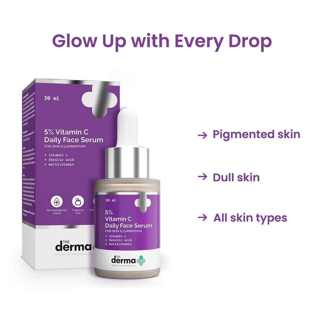 5% Vitamin C Daily face serum 30ml