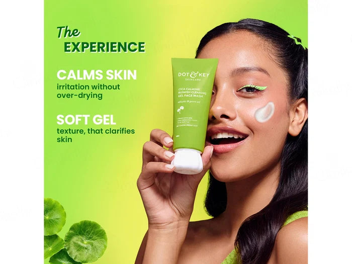 Dot & Key Cica Calming Blemish Clearing Gel Face Wash- 175ml