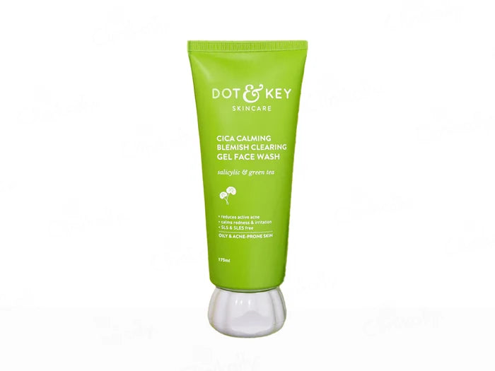 Dot & Key Cica Calming Blemish Clearing Gel Face Wash- 175ml