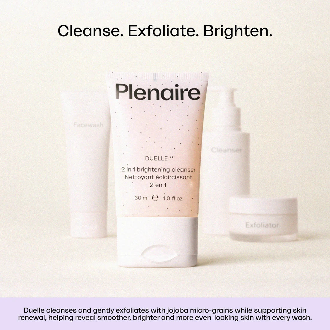 Plenaire Duelle 2 in 1 brightening Cleanser 30 ml