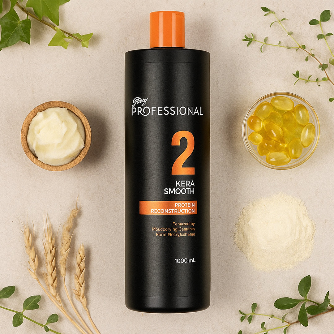 Godrej Professional Kerasmooth Protein Reconstruction For Curly, Wavy Or Frizzy Hair 1000Ml