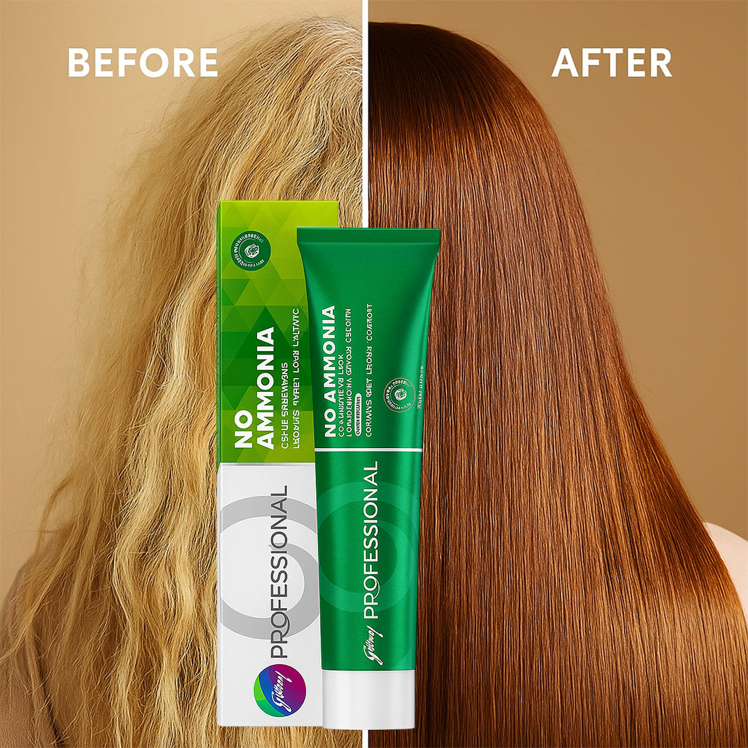 Godrej Professional No Ammonia Cream Hair Color 6.34 Dark Blonde With Gold Copper 70gm