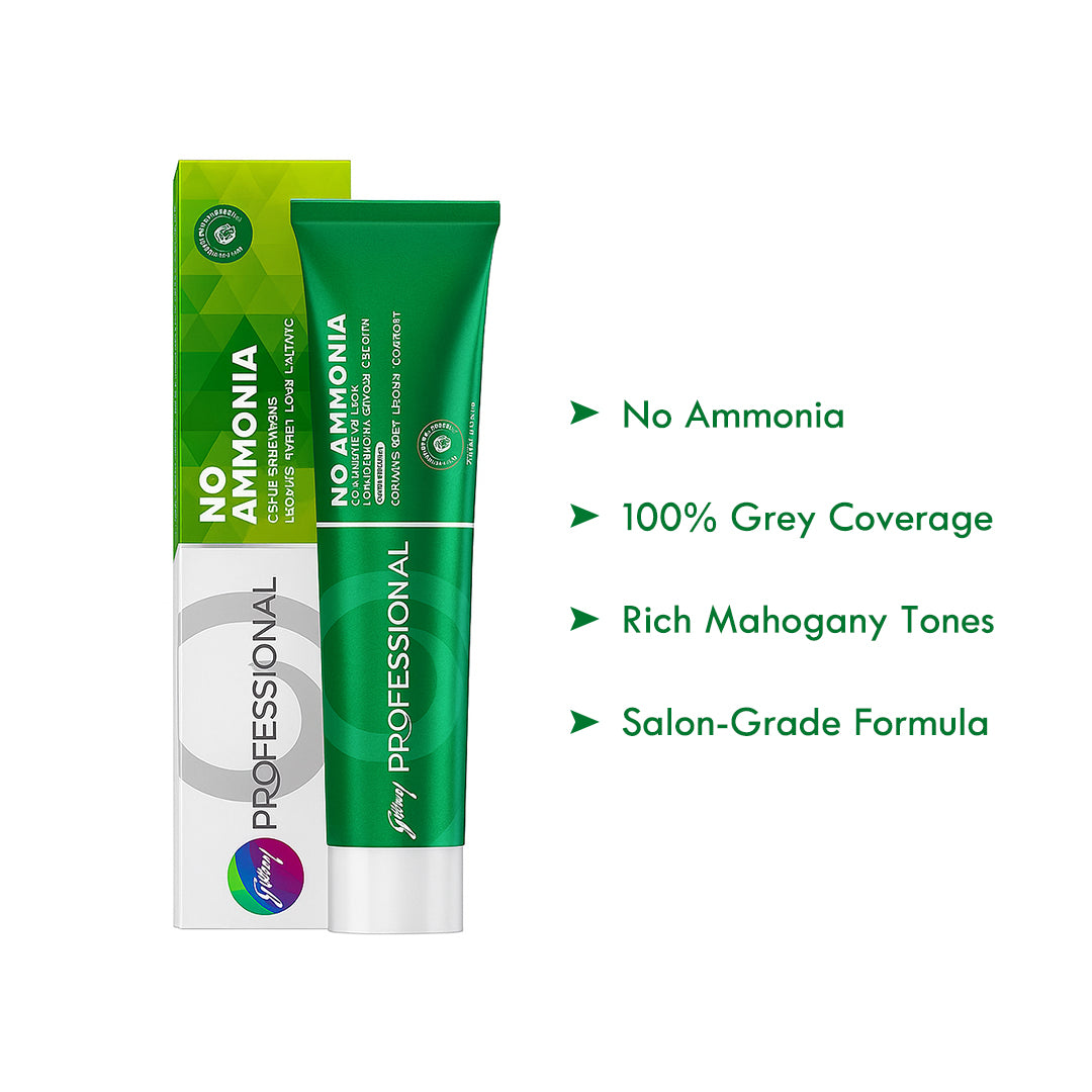 Godrej Professional No Ammonia Cream Hair Color 6.52 Dark Blonde With Mahogany Iridescence 70gm
