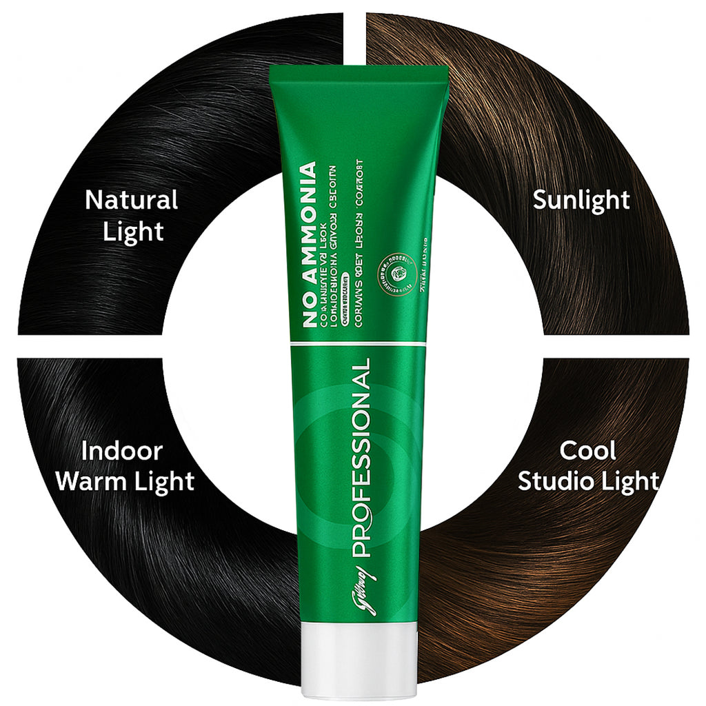 Godrej Professional No Ammonia Cream Hair Color – 1 Black 70gm