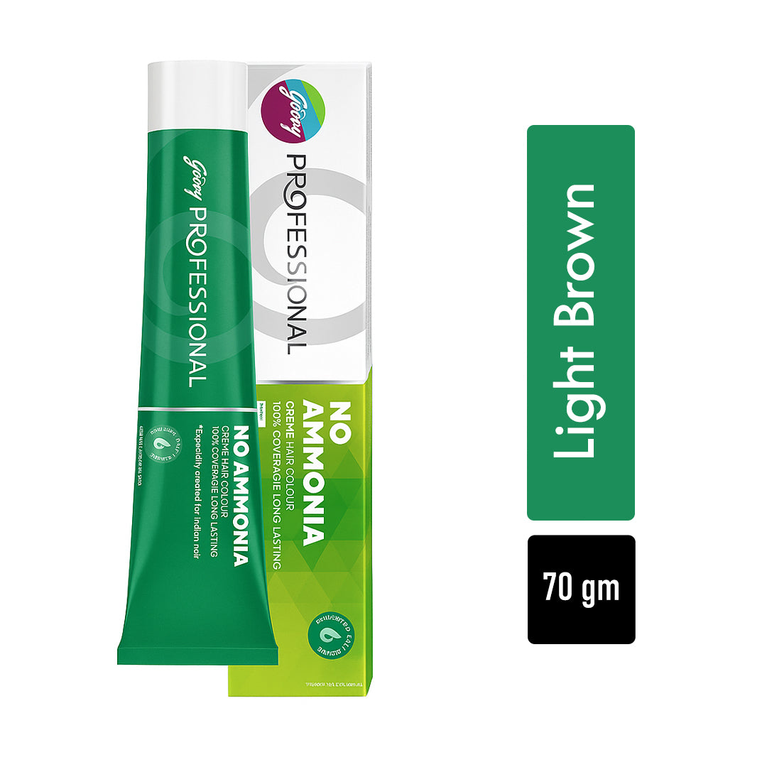 Godrej Professional No Ammonia Cream Hair Color – 5 Light Brown 70gm