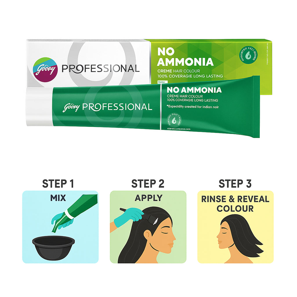 Godrej Professional No Ammonia Cream Hair Color – 5 Light Brown 70gm