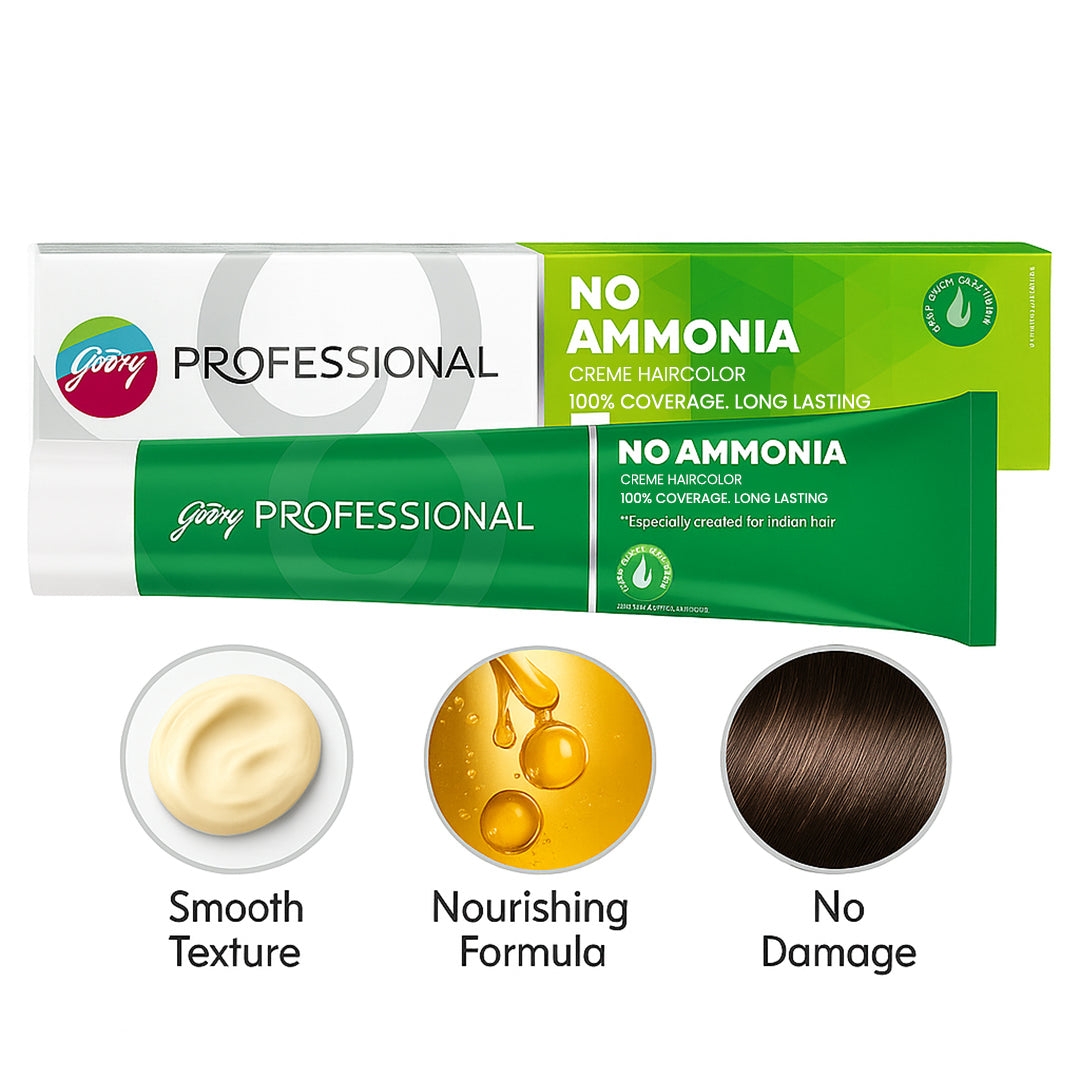 Godrej Professional No Ammonia Cream Hair Color – 5 Light Brown 70gm
