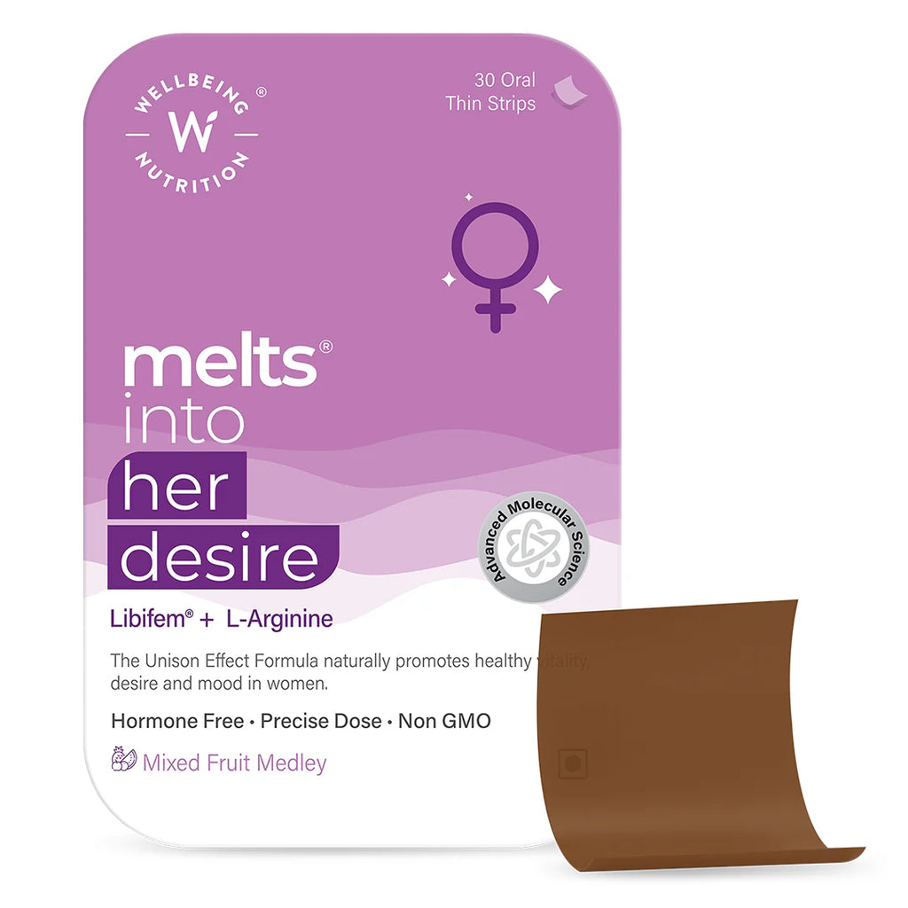 Wellbeing Nutrition Melts Into Her Desire 30 Strips Per Pack
